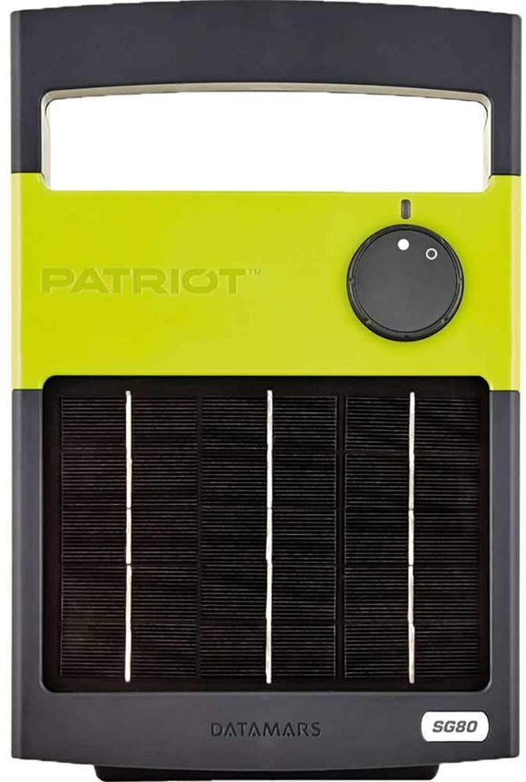 Patriot Electric Fencing SOLARGUARD 80 Fence Energizer 6V