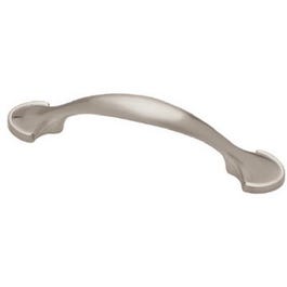 4.5-In. Satin Nickel Half Round Cabinet Pull