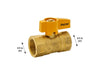 BK Products ProLine Brass Gas Valve