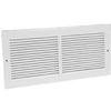 14 x 6-Inch White Sidewall Return Air Grille