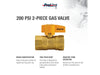 BK Products ProLine Brass Gas Valve