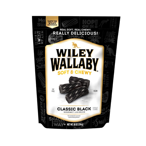 Wiley Wallaby Gourmet Classic Black Licorice