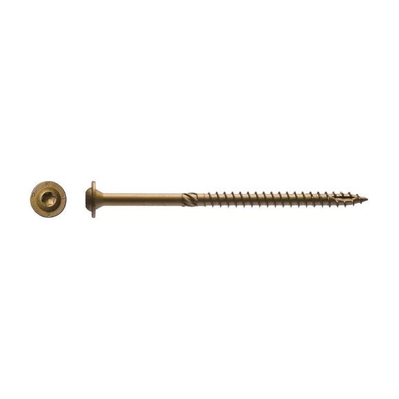 Big Timber Corrosion-Resistant Round Washer Head Screws #15 x 4” (#15 x 4”)