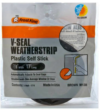 TAPE 7/8X17 WHITE WEATHERSTRIP