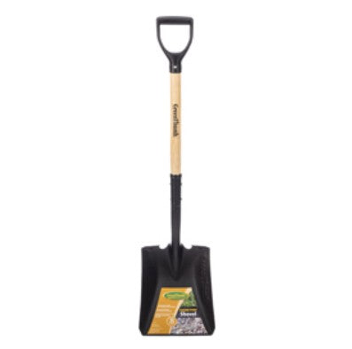 Green Thumb Square Point Garden Transfer Shovel, Wood D-Handle