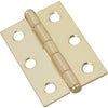 National 2-1/2 In. Brass Full-Inset Pin Hinge (2-Pack)