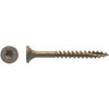 Big Timber #8 x 1-1/2 In. Bronze Flat Head Wood Screw (196 Ct., 1 Lb.)