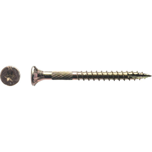 Big Timber #9 x 2 In. Yellow Zinc Wood Screw (3000 Ct.)