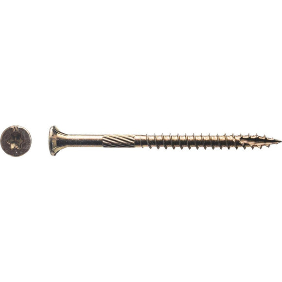 Big Timber #9 x 2-1/2 In. Yellow Zinc Wood Screw (2500 Ct.)