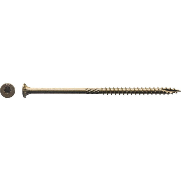 Big Timber #10 x 4 In. Bronze Flat Head Wood Screw (240 Ct., 5 Lb.)