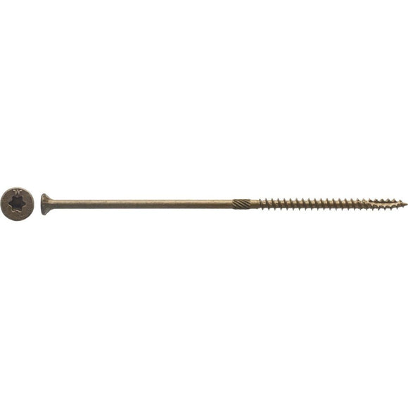 Big Timber #10 x 6 In. Bronze Flat Head Wood Screw (160 Ct., 5 Lb.)