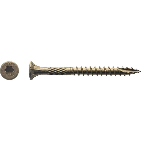 Big Timber #9 x 2 In. Bronze Flat Head Wood Screw (590 Ct., 5 Lb.)