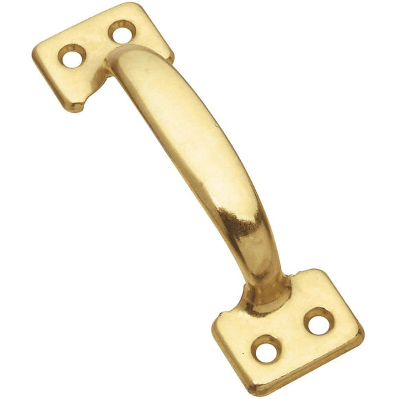 National V170 4 In. Bright Brass Window Sash Lift