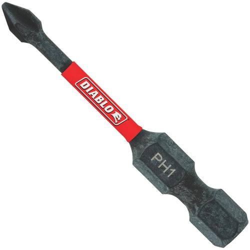 Diablo #1 Phillips 2 In. Power Impact Screwdriver Bit (5-Pack)