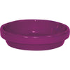 Ceramo Spring Fever 4 In. Violet Clay Flower Pot Saucer