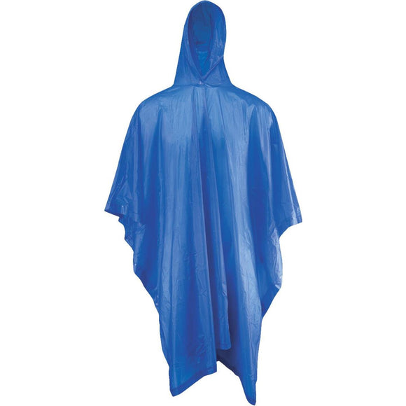 West Chester 50 In. x 80 In. Blue Rain Poncho