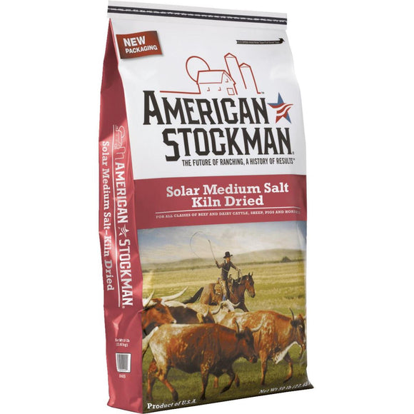 American Stockman 50 Lb. 95% Purity Solar Medium Salt