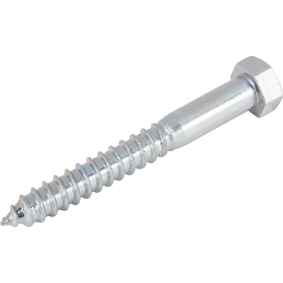 Hillman 1/2 In. x 8 In. Zinc Hex Lag Screw (25 Ct.)