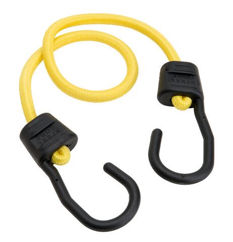 Keeper Bungee Cord (24 in. L X 0.374 in., Yellow)