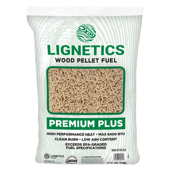 Lignetics Premium Plus Wood Pellet Fuel (40 LB)