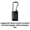 Master Lock TSA-Approved Luggage Lock (Black)