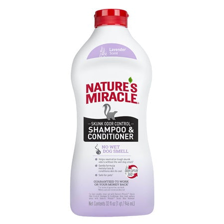 Nature's Miracle Odor Control Shampoo & Conditioner Lavender Scent (32 oz)