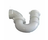 Charlotte Pipe & Foundry PVC 00711X 0600HA P-Trap w/ Union & Chrome Nut, PVC/DWV, Schedule 40, 1.5-In.