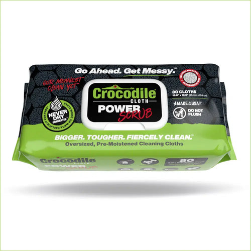 Crocodile Cloth®  Power Scrub (80-Count) 15 x 10