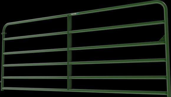 Tarter American Gate Economy 1 3/4 in 19 GA 6-Bar (12', Green)