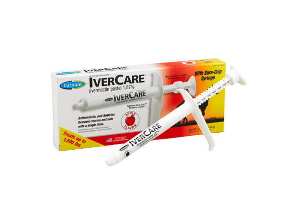 Farnam IverCare (ivermectin paste) 1.87% (1 Tube)