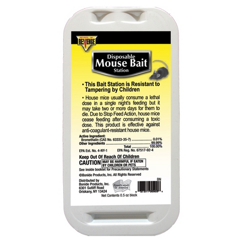 REVENGE DISPOSABLE MOUSE BAIT STATION (0.2 lbs)