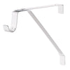 John Sterling Closet-Pro 12.40 In. H. x 12.40 In. D. Adjustable Closet Shelf & Rod Bracket, White