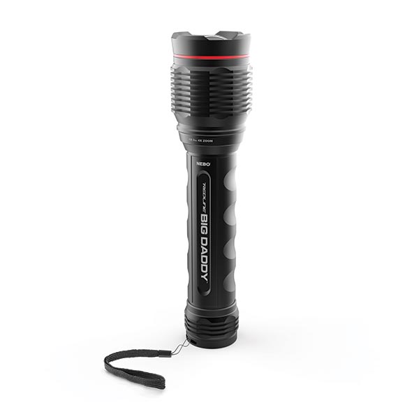 namazon nebo redline flashlight Big Daddy Tactical - Columbus, MT patented paddle switching mechanism NEBO Redline 6K lumen (6000