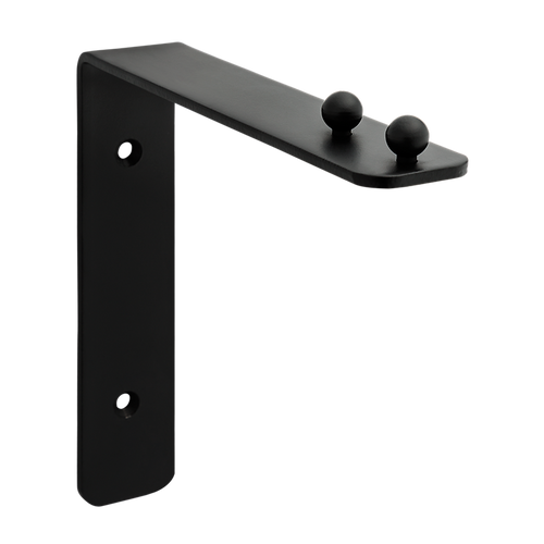 National Hardware Hanging Plant Wall Bracket 7-in, Black