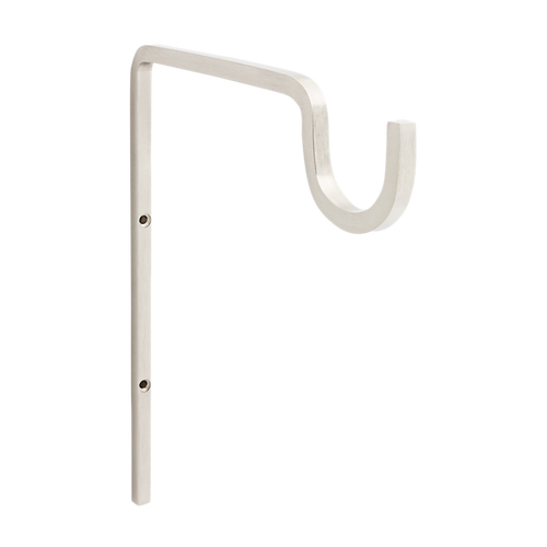 National Hardware Long Utility Wall Hook 9-in, Satin Nickel