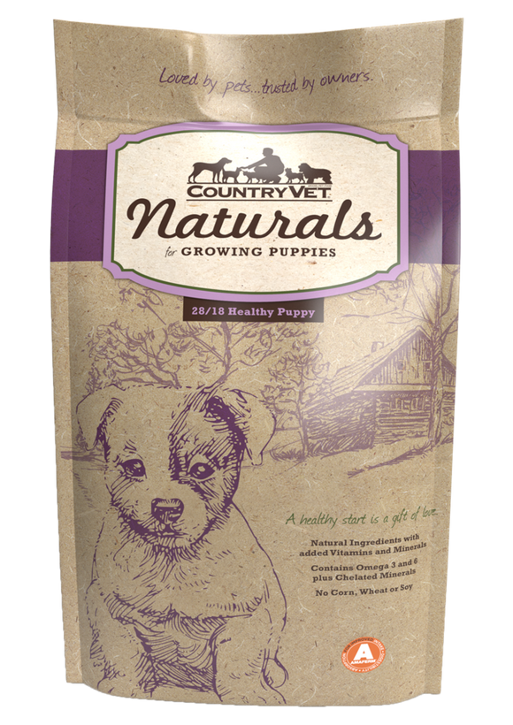 Country Vet Naturals  28/18 Healthy Puppy Food