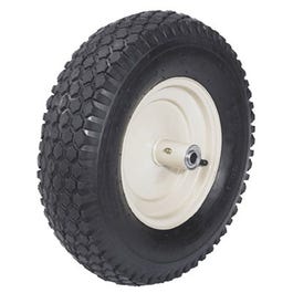 Wheelbarrow Tire, Knobby, 4-Ply, 16-In.