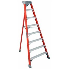 8-Ft. Tripod Step Ladder, Fiberglass, Type IA, 300-Lb. Duty Rating