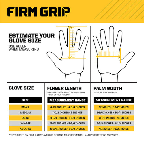 Big Time Products Firm Grip Suede Double Leather Palm Work Gloves