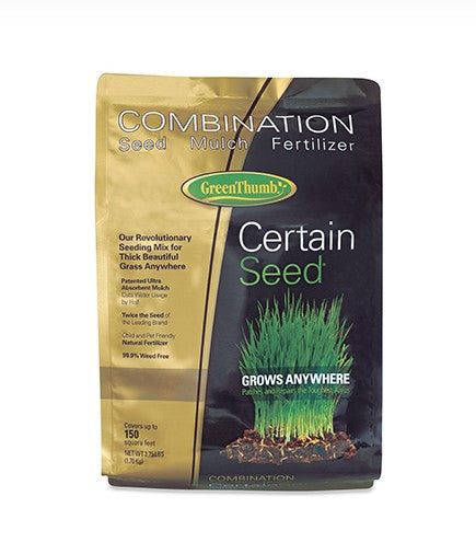 Green Thumb Certain Seed Grass Seed Fertilizer & Mulch in One Northern