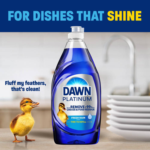 Dawn Platinum Dish Soap Fresh Rain