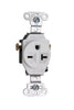 Legrand Pass & Seymour Heavy-Duty Spec Grade Single Receptacle Side Wire