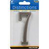 Hillman Distinctions Adhesive House Number 7 Nickel