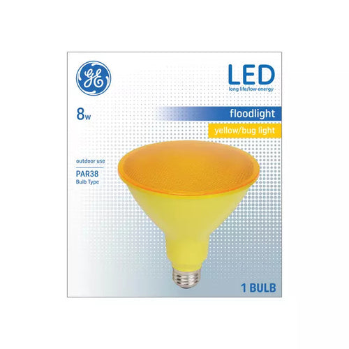 GE Specialty LED 90 Watt Replacement Yellow Light PAR38 Bug Light Bulbs