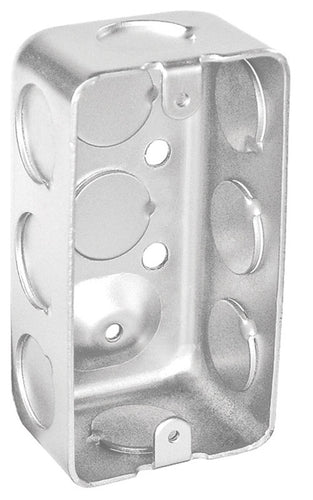 Southwire Handy Box, 1-1/2 Deep - Drawn, W/ Conduit KO's