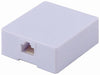 RCA Cat 5E/6 RJ45 Surface Mount Wall Jack