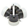 TruGuard Nail-On Cushion Plastic Base Furniture Glides