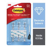 Command™ Clear Small Wire Hooks
