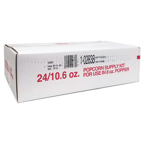 Gold Medal Mega Pop® Corn/Oil/Salt Kit with Coconut Oil for 8-oz. Kettle