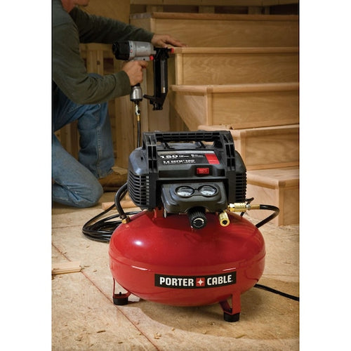 Porter Cable 150 PSI Portable Electric Oil-FreePancake Air Compressor 6-Gallon